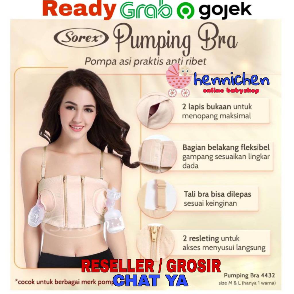 Sorex 4432 Hands Free Pumping Bra BH Menyusui untuk Pompa Asi Sorex BH Menyusui 4432