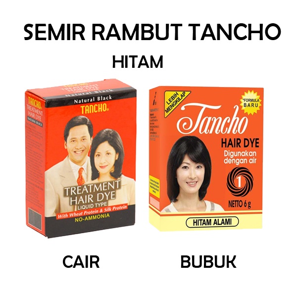 TANCHO SEMIR RAMBUT HITAM BUBUK / CAIR