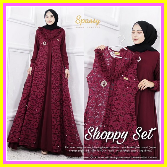 Gamis Wanita Remaja Elegan Gamis Hari Raya Pakaian Syari Terbaru 2022 Gamis Muslim Muslimah Gamis Ib