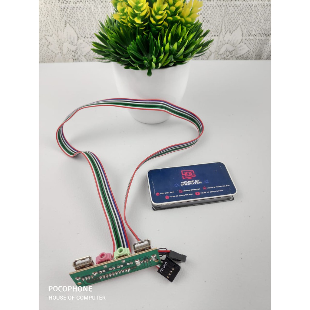 Kabel front panel USB dan sound