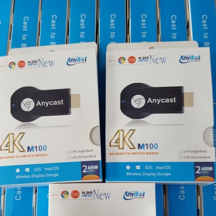 Anycast M100 4K HD Wifi Display TV Dongle Wireless HDTV Dongle Ezcast 4K HD