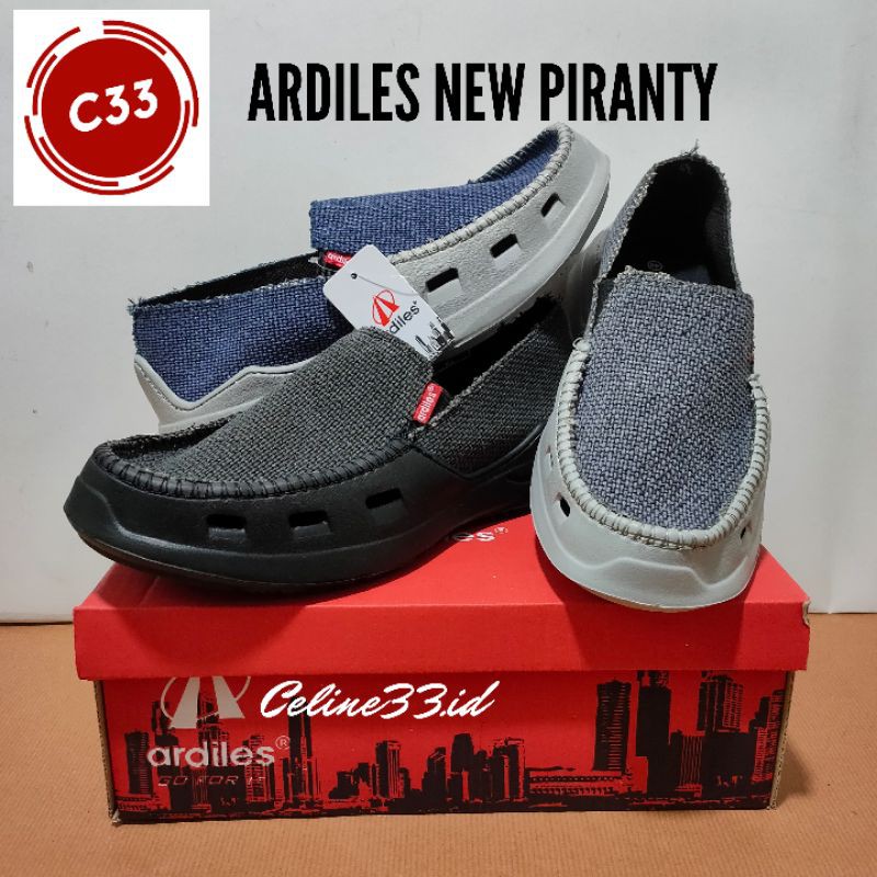 Ardiles Piranty Slip On Pria |  Sepatu Ardiles New Piranty Slop Pria Casual