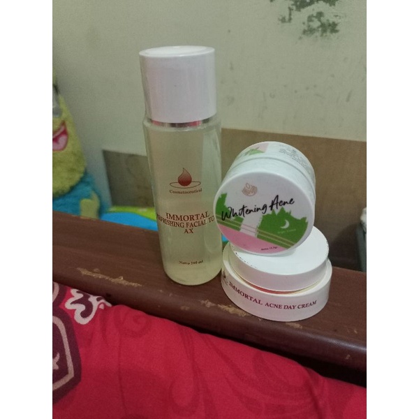 paket skincare immortal acne isi 3