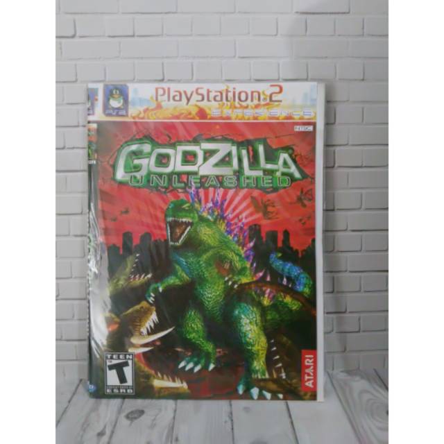 CD DVD KASET PS2 K0_fab GODZILLA UNLEASHED