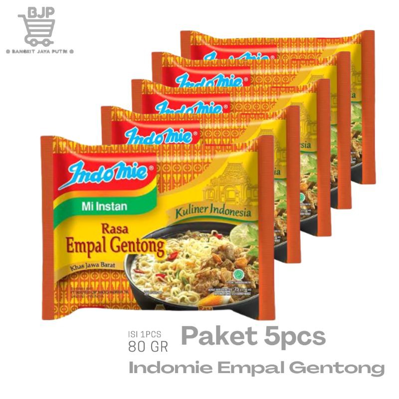 

Indomie empal gentong kuah (5 pcs)
