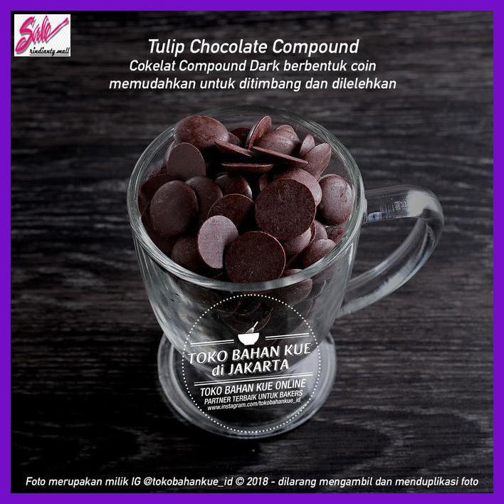 

SAKMACOKLAT- TULIP DARK COMPOUND COIN CHOCOLATE 2,5KG COKELAT COKLAT BAKING COIN -MAKANAN-MINUMAN.