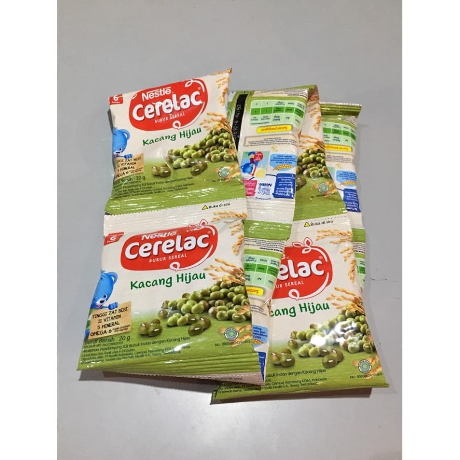 Cerelac Bubur Soya Kacang Hijau Renceng (8 Sachet)