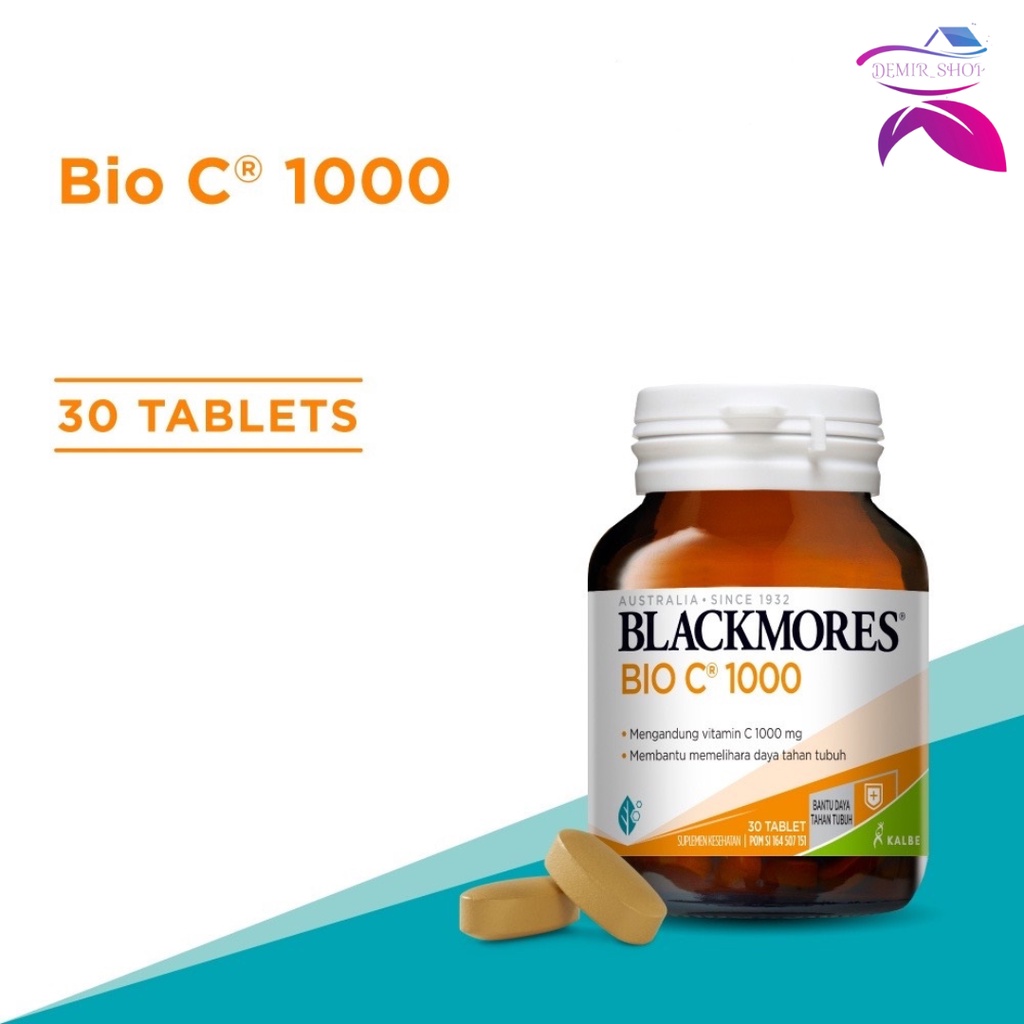 Blackmores Bio C 1000mg (30) dan Blackmores Bio C 1000mg (90)