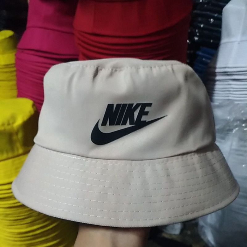 TOPI BUCKET HAT ( NIKEE )TERMURAH / BUKET POLOS BOLAK BALIK UKURAN ANAK DEWASA UNISEX PRIA WANITA