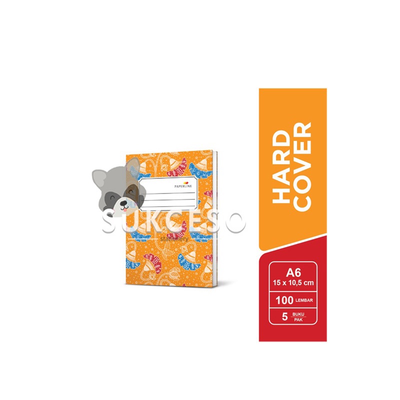 

Paperline Hardcover Oktavo Octavo A6 100 Sheets/ Lembar Murah
