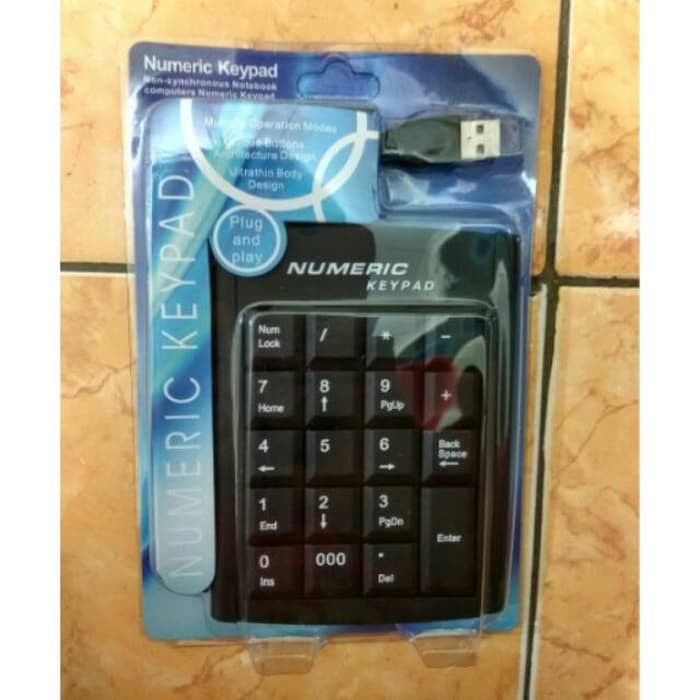 Numeric Keypad Mini Keyboard Numpad, Angka, Numerik, Kasir