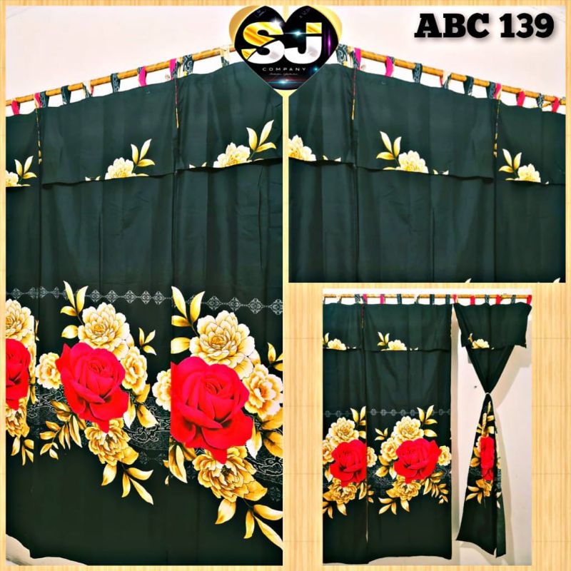 Gorden pintu gorden jendela gorden murah gorden cod gorden bunga gorden tirai gorden rumah gorden ok