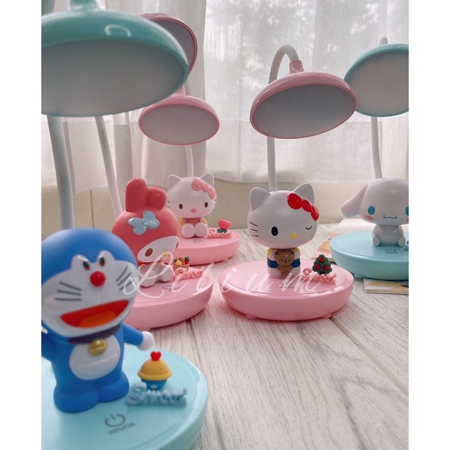 Lampu LED  LB029 flexible rechargeable kitty melody cinamoroll night light desk lamp lampu meja tidur kamar