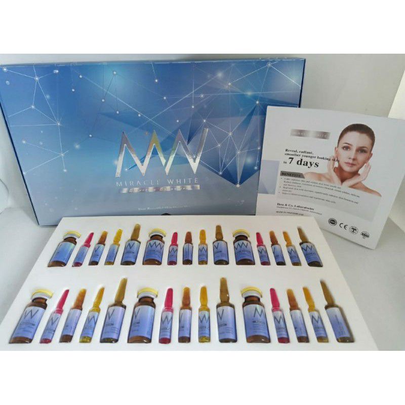 MIRACLE WHITE BLUE/PINK WHITENING/PURPLE