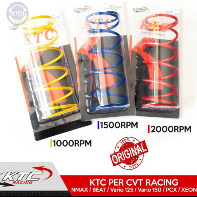 Per Cvt Racing KTC  Dan Cld racing Original Kop Busi KTC Kran bensin KTC Motor Nmax,Aerox,Lexi,Pcx N