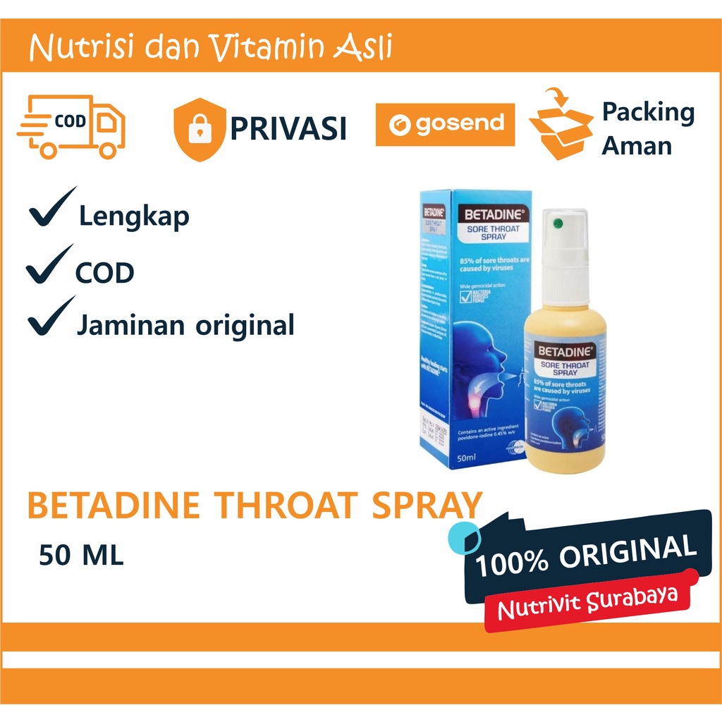 Betadine Throat Spray 50ml