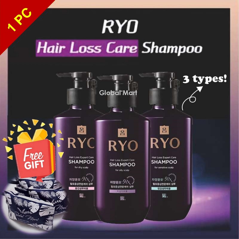ORIGINAL KOREA Ryo Shampoo Hair Loss Care 400ml Perawatan Rambut Rontok FAST DELIVERY-4
