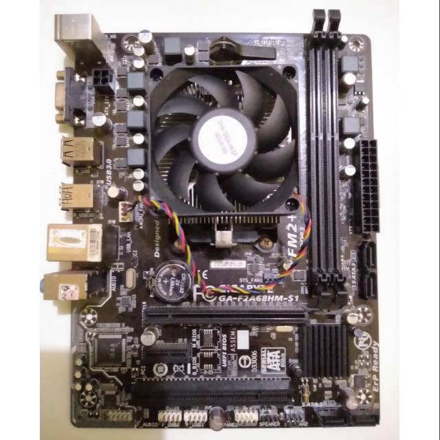 Motherboard socket fm2+/fm2 feat amd a6 6400k bonus ram
