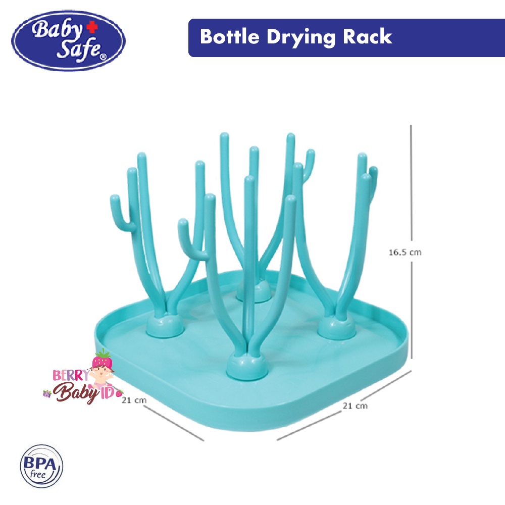 Baby Safe Bottle Drying Rack Stick Rak Pengering Botol Susu Bayi DR007 Berry Mart