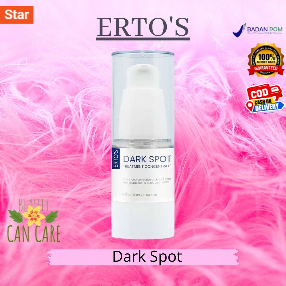 Ertos Dark Spot Treatment Concentrate Ertos Serum Penghilang Flek Hitam dan Bekas Jerawat