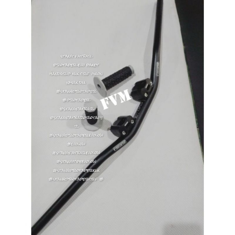 stang fatbar protaper evo paket+handgrip klx crf vixion nmax dll