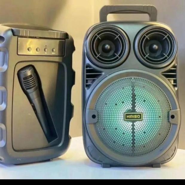 () Speaker Bluetooth Portable 6.5 inch Kimiso KMS 3381 plus mic - Speaker Karoke kimiso