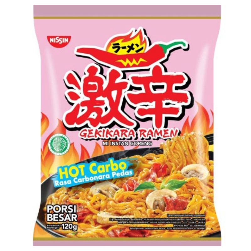

Gekikara Ramen Hot Carbo Rasa Carbonara Pedas 120gr.