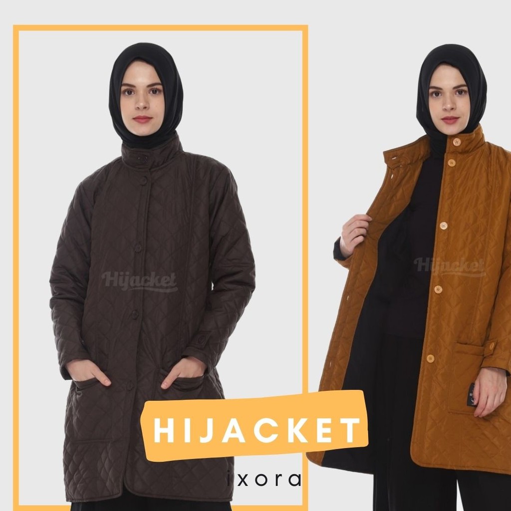 NO.1 jaket muslimah HIJACKET BELVA || GLAMOROUS LOOK JAKET Parasut / jaket hijaber hijaket belva-1