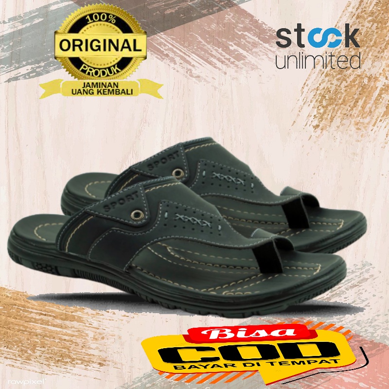sandal sendal fashion bapak2  kulit pria asli sandal kulit pria original sandal bata pria orignal
