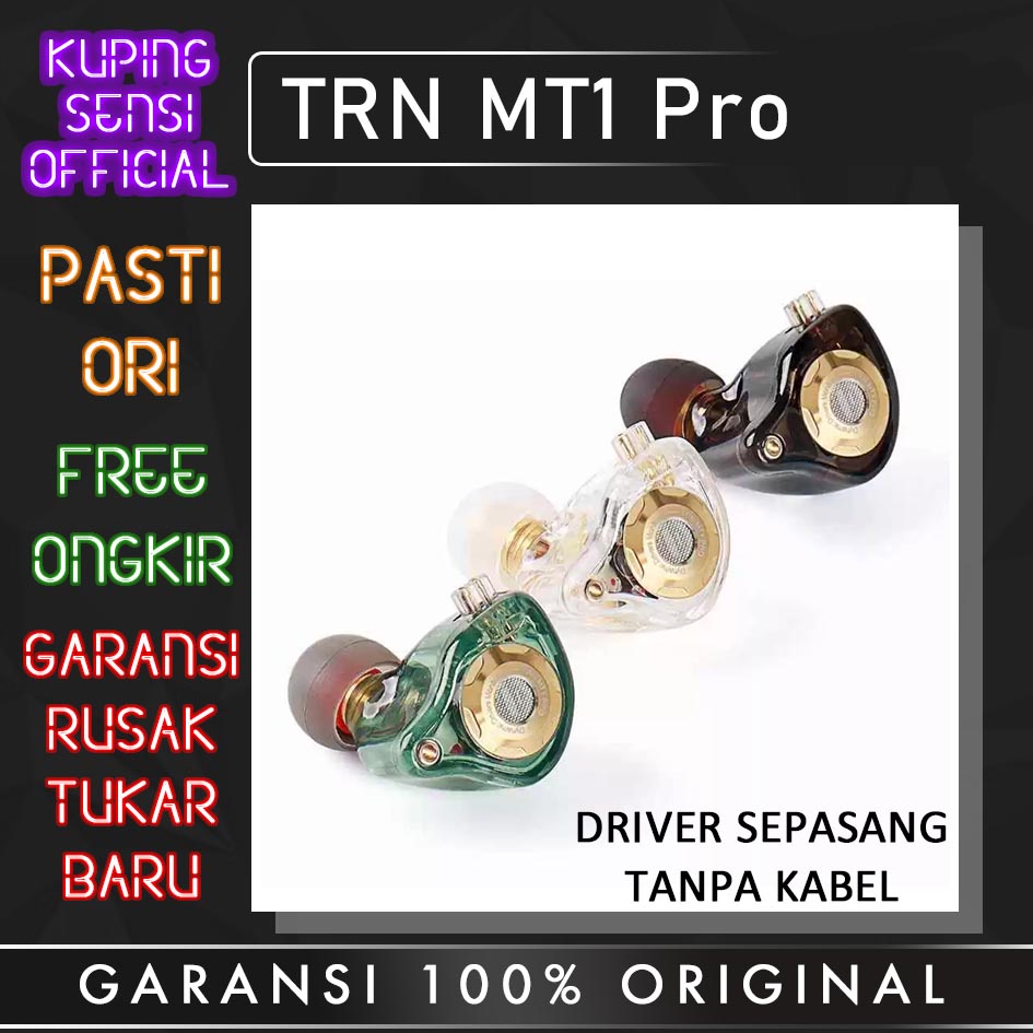 TRN MT1 Pro Driver Only Sepasang Kiri Kanan Tanpa Kabel Earphone Headset alt KZ EDX Ultra CCA CRA