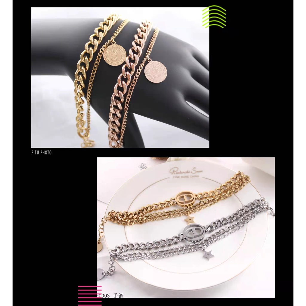 Gelang titanium perhiasan fashion 2559,0003