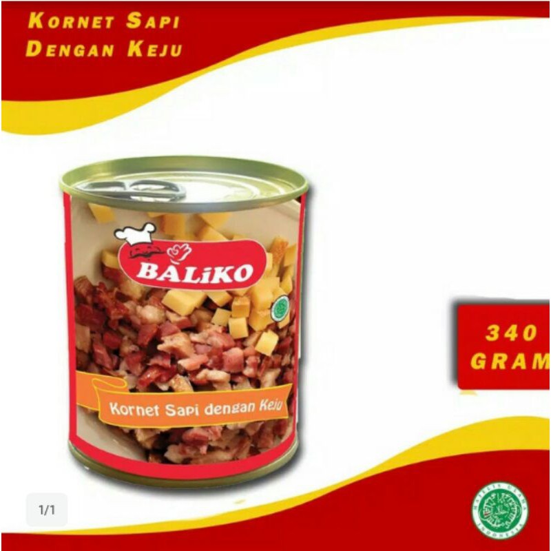 

BALIKO CORNED BEEF WTH KEJU 24X340G