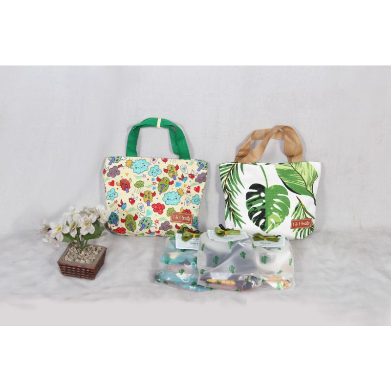 Souvenir Unik "Mini Tote Bag" + packaging lucu