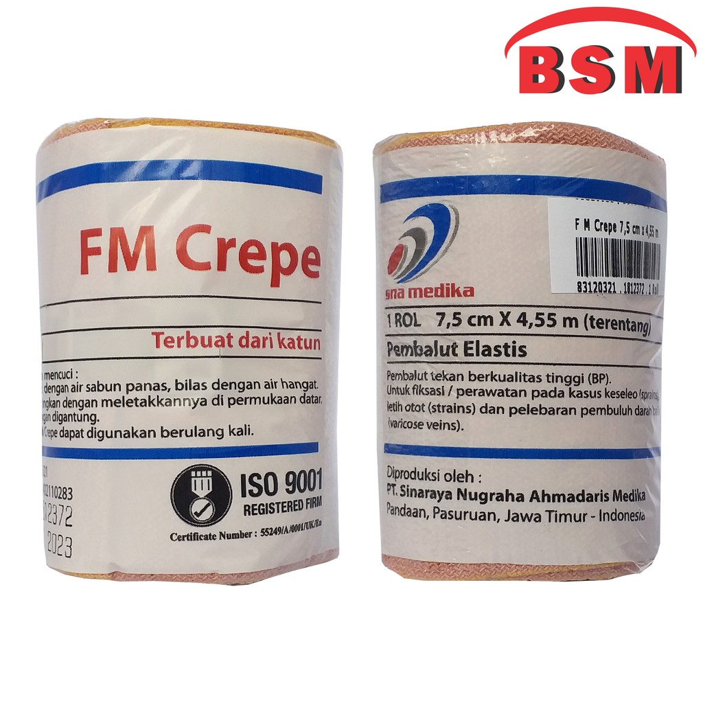 Perban Elastis  FM Crepe 7 5 Shopee Indonesia