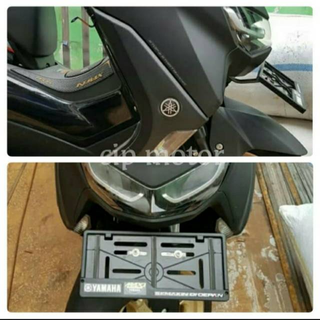 Dudukan plat nomor all new nmax 2020