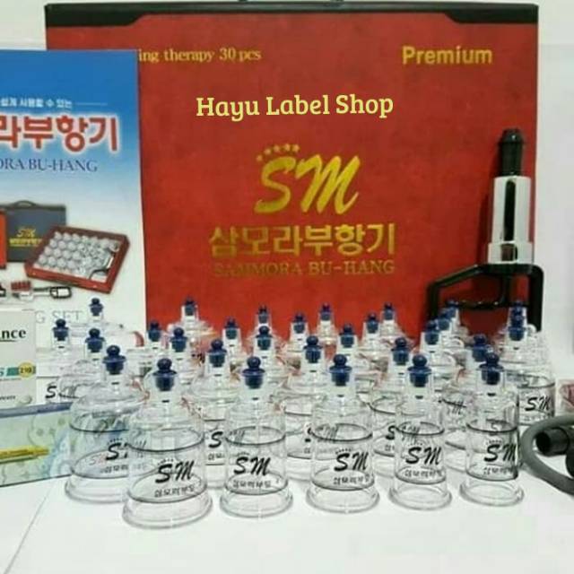 Samora Premium Kop Bekam isi 30 Cup | Alat Bekam Samora Premium