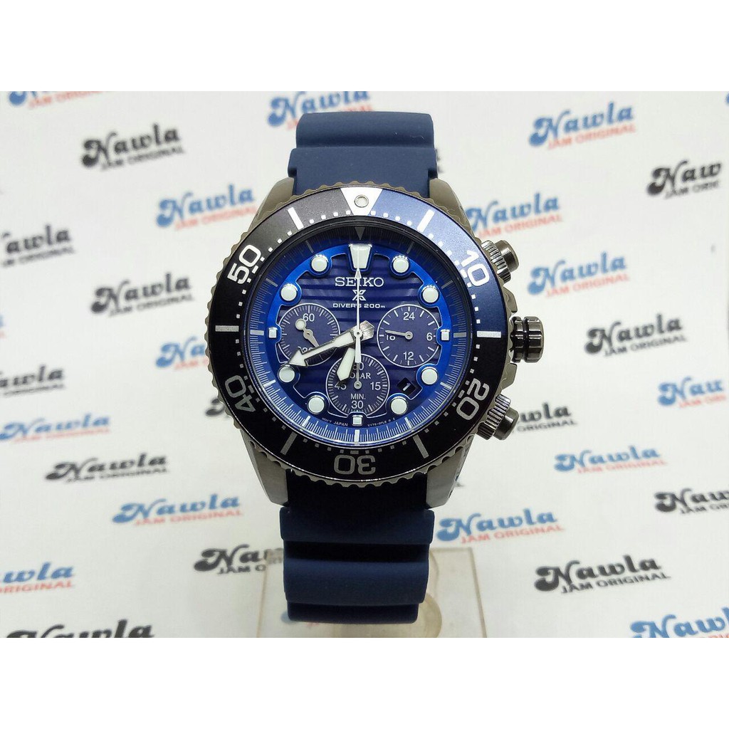 Seiko Prospex SSC701P1 Solar Save the Ocean - Jam Tangan Pria SSC701