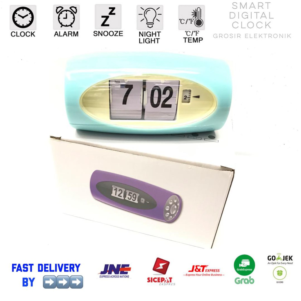 Jam Meja Digital Led Weker / Digital Alarm Clock Dekorasi Rumah Souvenir GH-1008