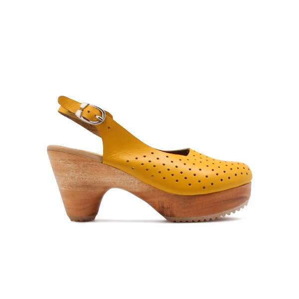 clogs yellow