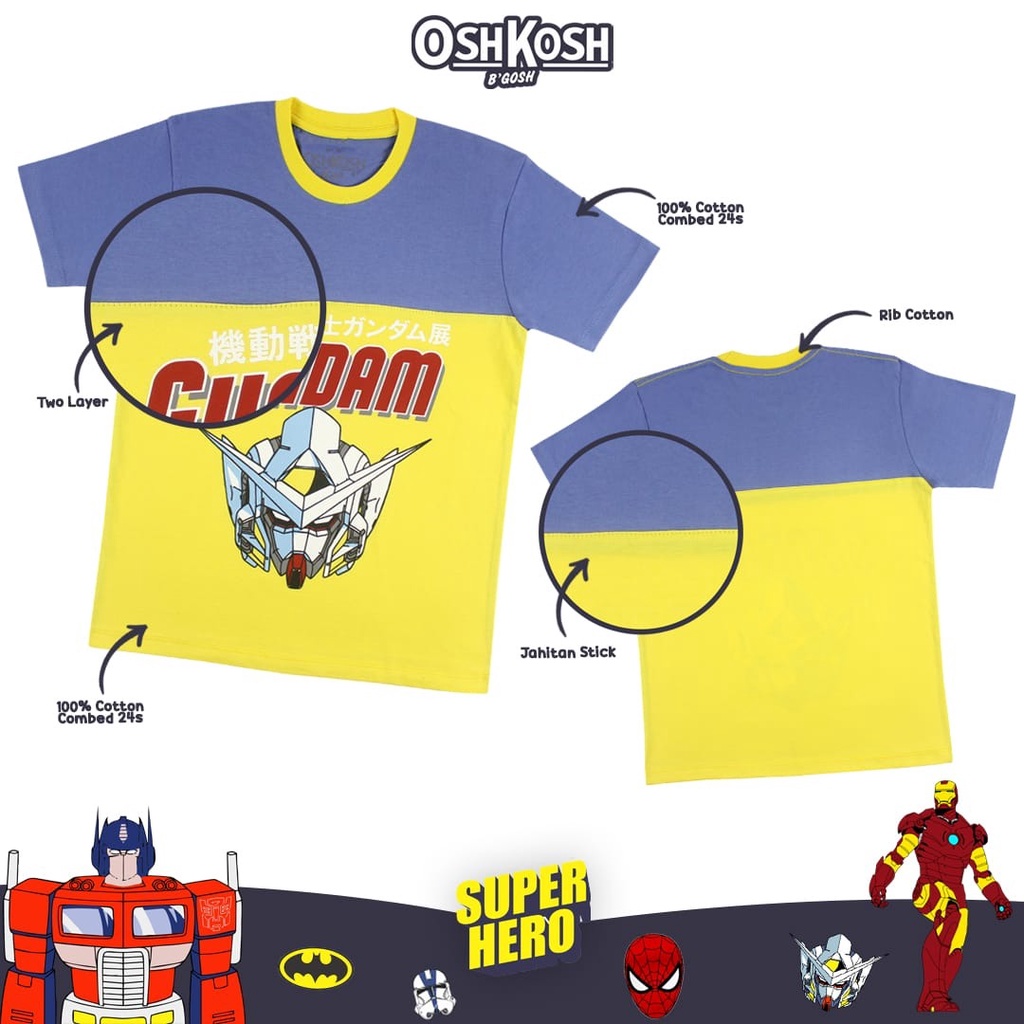 KAOS ANAK LAKI-LAKI SUPERHERO TEEN USIA 6-14 TAHUN