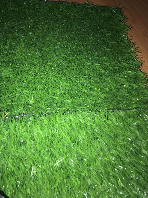 Rumput Sintetis Swiss Ukuran 25x25cm Tebal 3cm Full Green