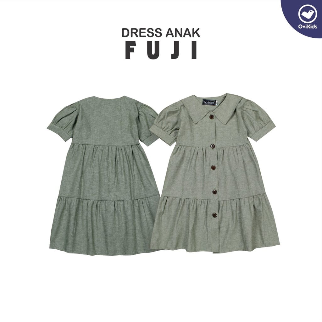 Dress FUJI Dress anak perempuan dress bayi dress anak 1-7 Tahun