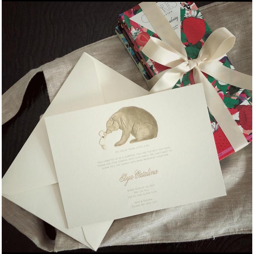 Brown Tree / Greeting Card/Kartu Ucapan