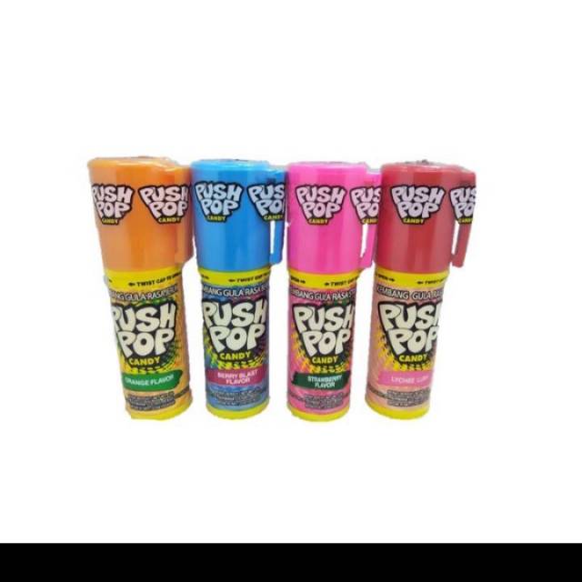 

Permen Push Pop Permen Bentuk Lipstick Push Pop Fruit Candy 14g