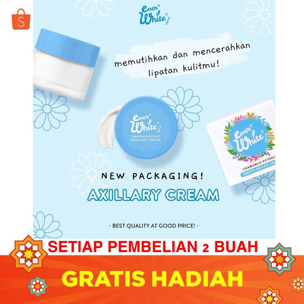 

[FREE GIFT] EVERWHITE - Smooth Axillary Cream / Ever White Blue