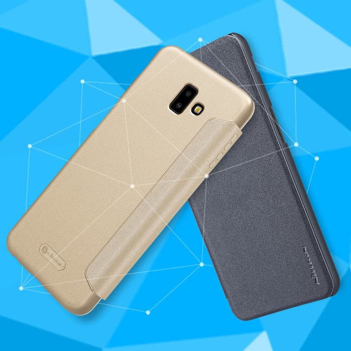SAMSUNG Galaxy J6 Plus J6 Prime Flip Cover NILLKIN Sparkle Case