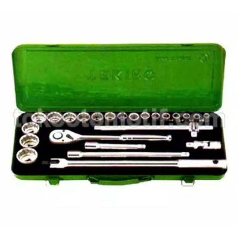 BOX BESI TEKIRO Kunci Sok Set 24 Pcs 8 - 32 mm - Socket Soket