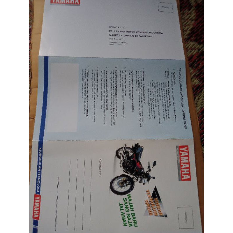 brosur RX king master 1995-1996