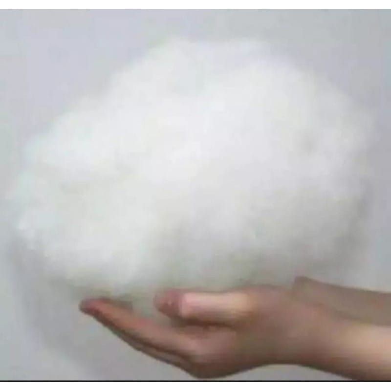 (RS)DAKRON/SILIKON GRADE A  KEMASAN 1 KG ISIAN BONEKA ISIAN BANTAL