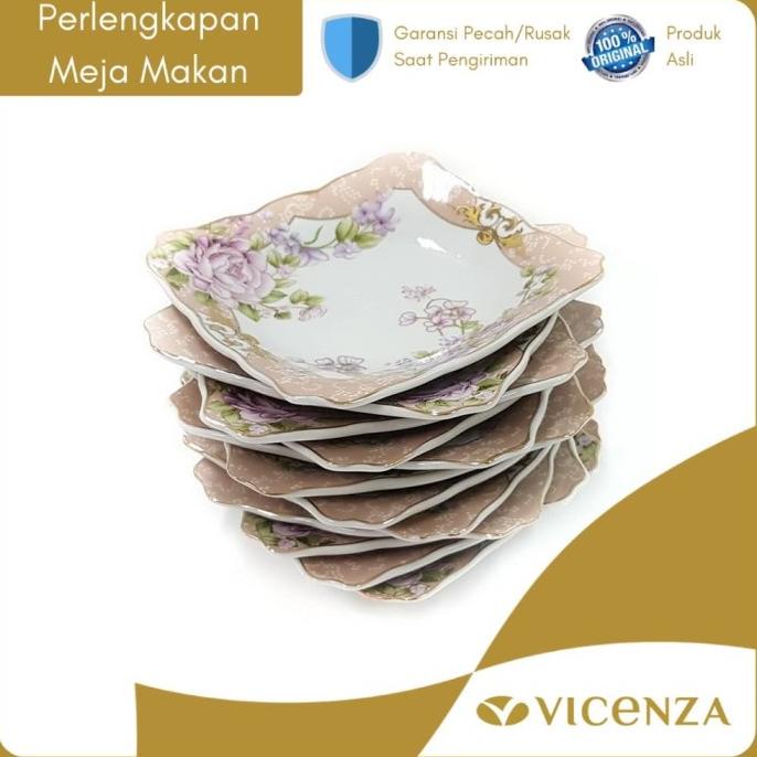 Vicenza Piring Kecil Kotak 1 Lusin B423 Magnolia